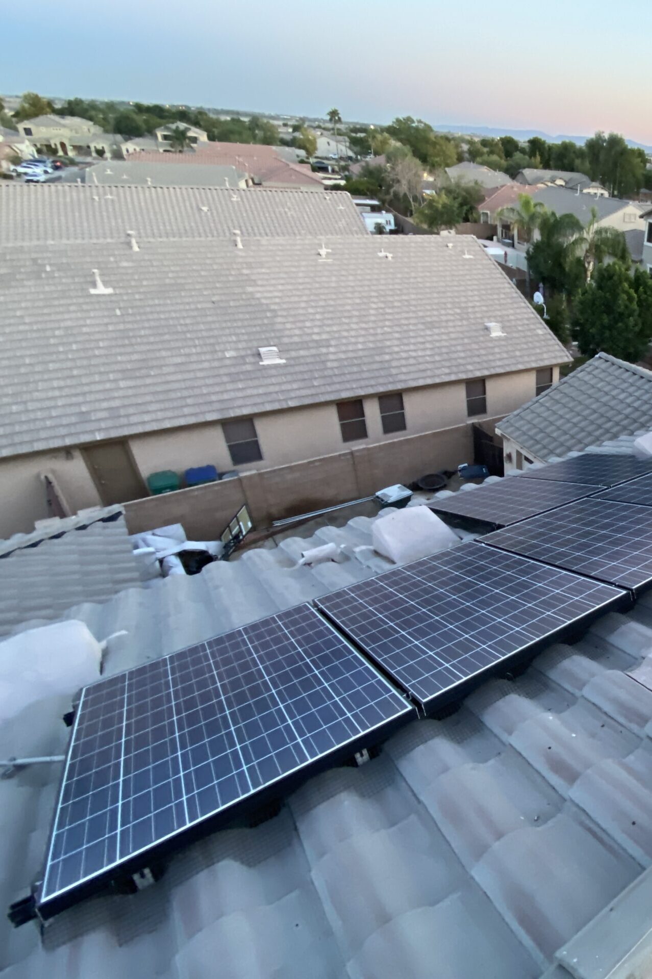 solar panel bird proofing by pigeonpros solar panel bird proofing by the Pigeonpros in Phoenix AZ