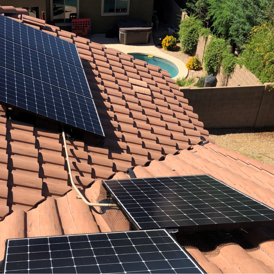 Solar Panel Job by Pigeonpros in Phoenix AZ